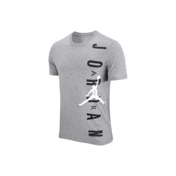 Jordan Set in Sleeve T Shirt Men's Gray
