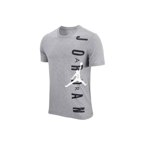 Jordan Set in Sleeve T Shirt Men's Gray