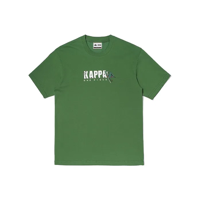 Kappa HAIZEIWANG Straight T-Shirt Unisex Quiet Green-0