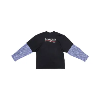 Balenciaga Political Campaign T Shirt Men's Black