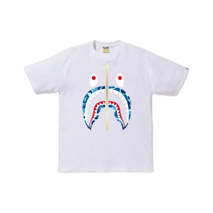 Bape Color Camo Shark Tee-0