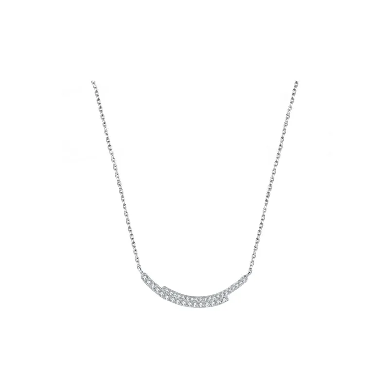 Heart Grass S925 Silver Necklaces Women's-0