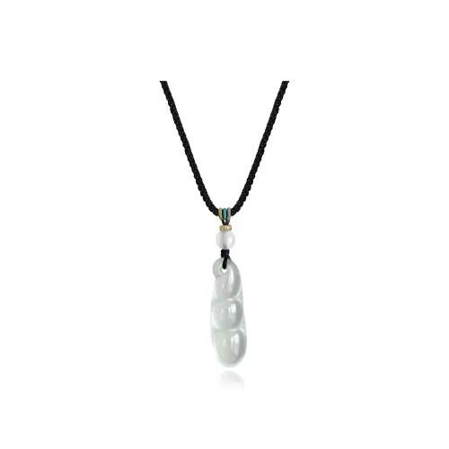 Tang Zhi Serpentine Jade Necklaces Women's