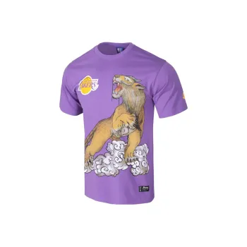 NBA Lakers Team T Shirt Men's Purple