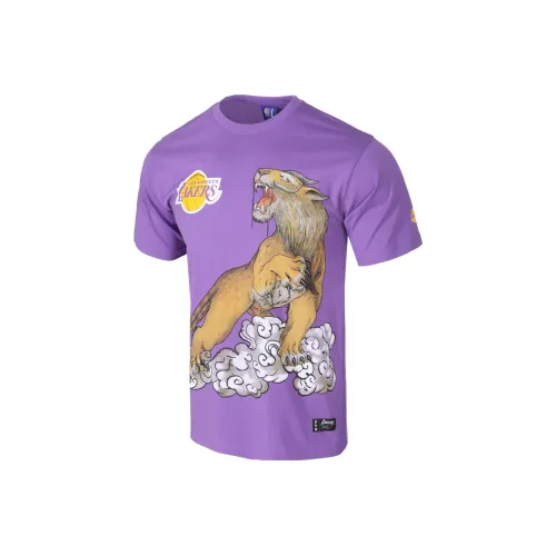 NBA Lakers Team T Shirt Men's Purple
