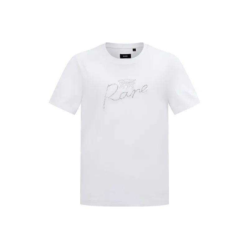 RARE Short Sleeved T Shirts Men's White-0