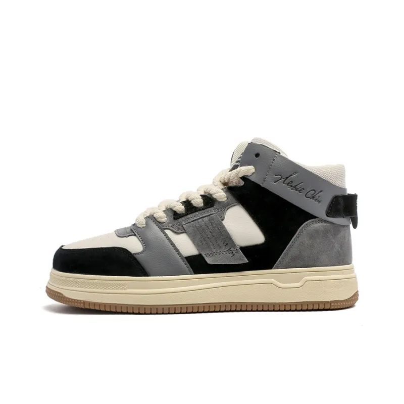 AMICNIEGD Breathable High Top Skateboard Shoes Men's-8