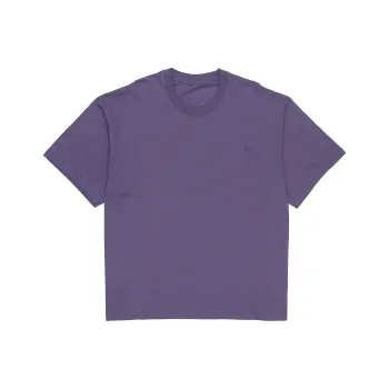 Adidas Originals Drop Shoulder Sleeve T Shirt Unisex Purple