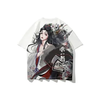 SANSYAS Straight T Shirt Unisex White