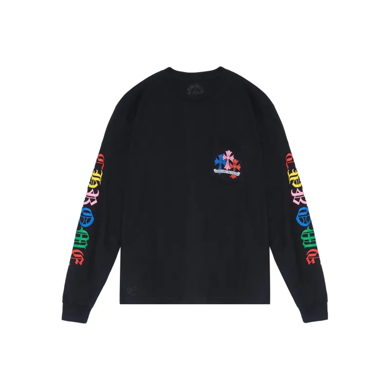 Chrome Hearts Multi Color Cross Cemetery L/S T shirt-0