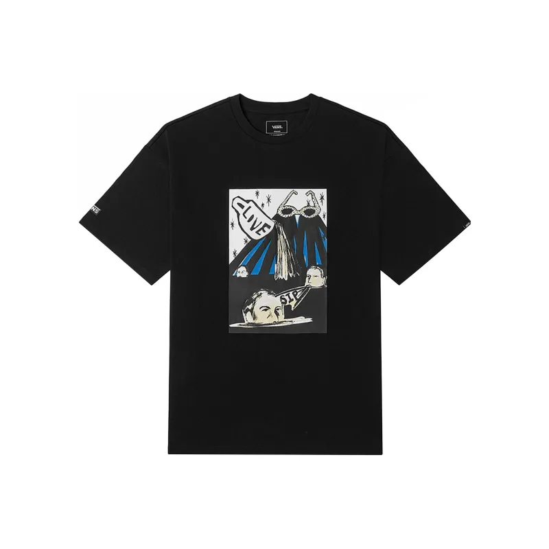 Vans SS22 Set in Sleeve T Shirt Unisex Black-0