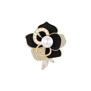 HMZ Faux Pearl Brooches Women's