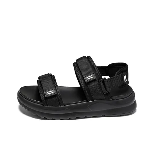 Baibianzhiheren Beach Sandals Men's Black