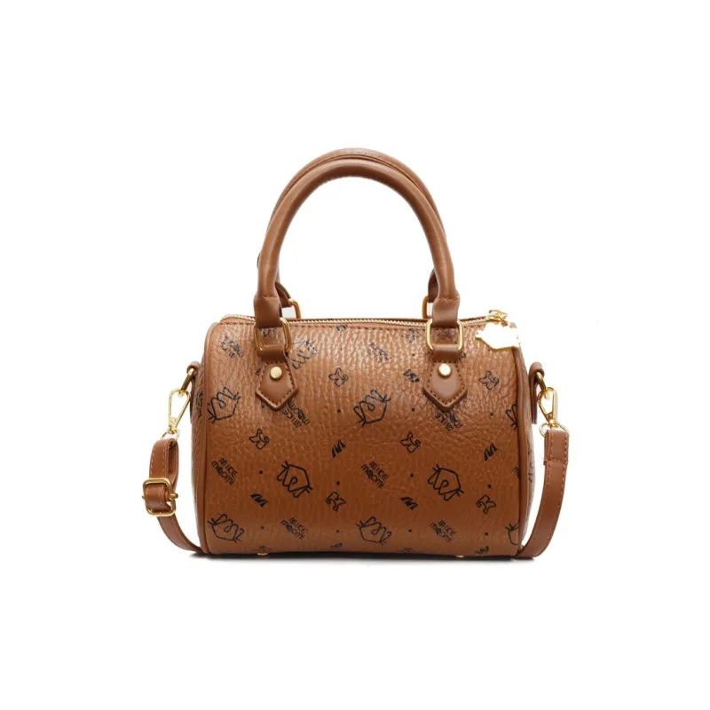 Meow In The Grass PU Crossbody Bag Regular Women's Black/Khaki/Brown/Pink-4