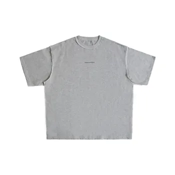 P.M.W SS21 Straight T Shirt Men's Heather Gray