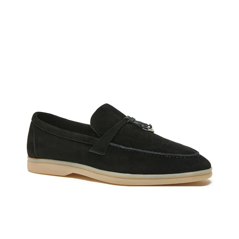 Ruomini Men's Casual Shoes Men Low Top Black, Gray, Dark Blue, Nude, Apricot-2