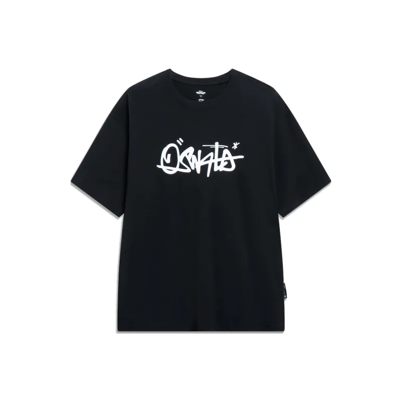 LiNing x DISHINI,LIANMINGKUAN T Shirt Unisex Black-0