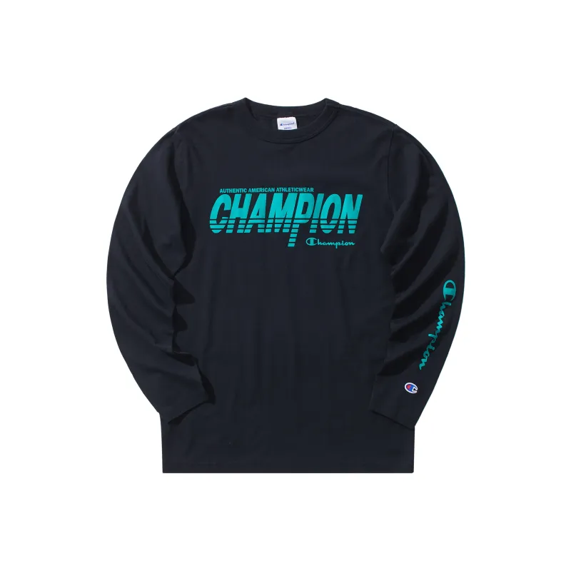 Champion Long Sleeved T Shirt Japan Version Unisex-2