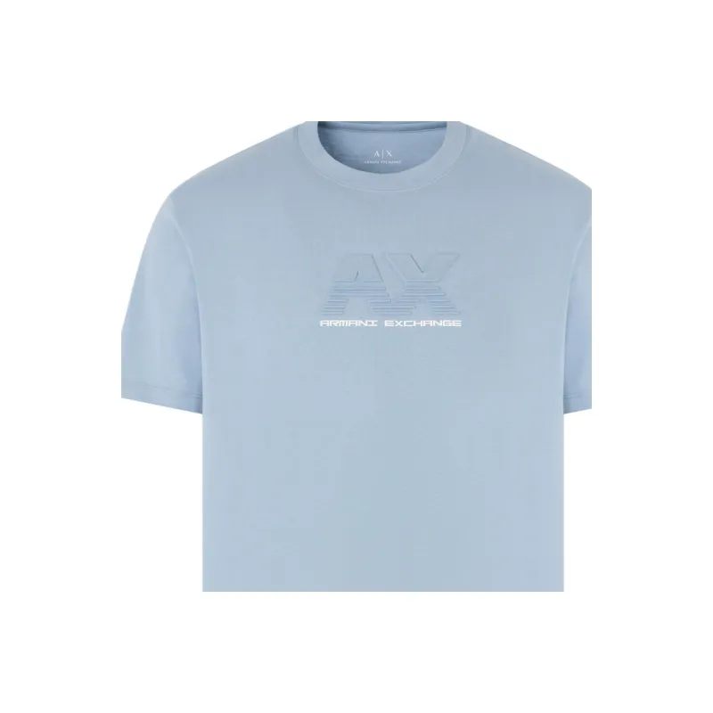 ARMANI EXCHANGEAE T Shirt Men's Pink Blue-1
