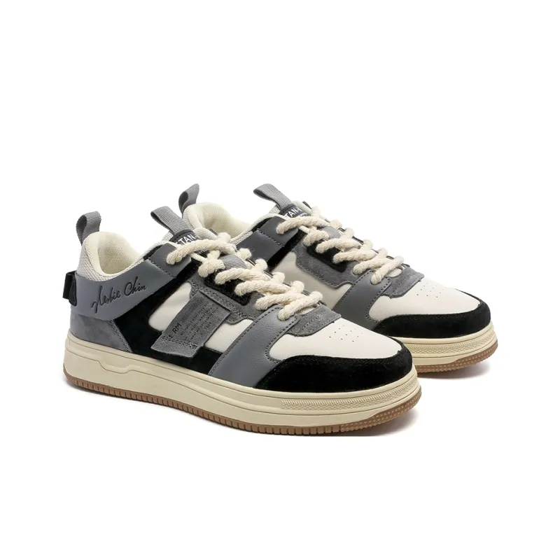 AMICNIEGD Breathable Anti Slip And Wear Resistant Low Top Skateboard Shoes Men's-11