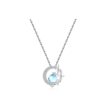 FROMLOVER 925 Sterling Silver Necklaces Women's