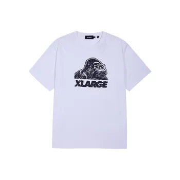 XLARGE SS21 Drop Shoulder Sleeve T-Shirt Unisex White
