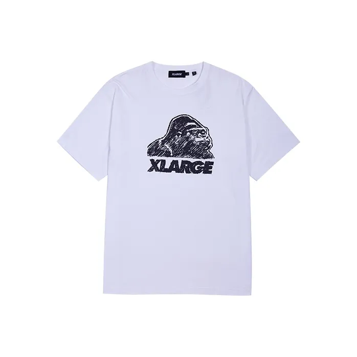 XLARGE SS21 Drop Shoulder Sleeve T-Shirt Unisex White-0