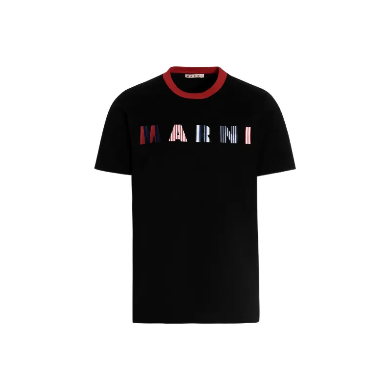 MARNI T-Shirts Men Black-0