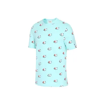 Champion T Shirt US Version Unisex Mint Green