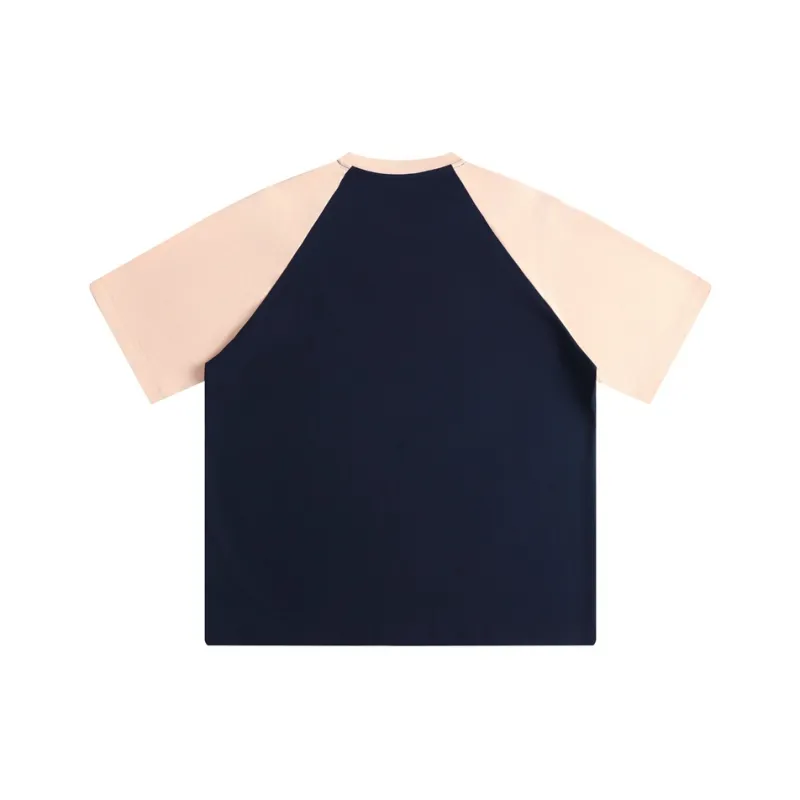 REDU T-Shirt Unisex White & Navy Blue Sleeves-11