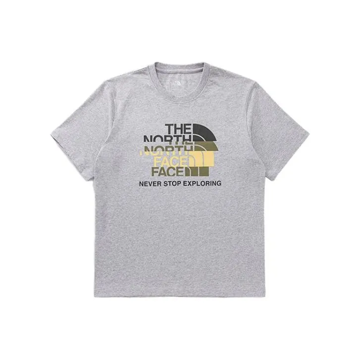 THE NORTH FACE T Shirts Men Gray-0
