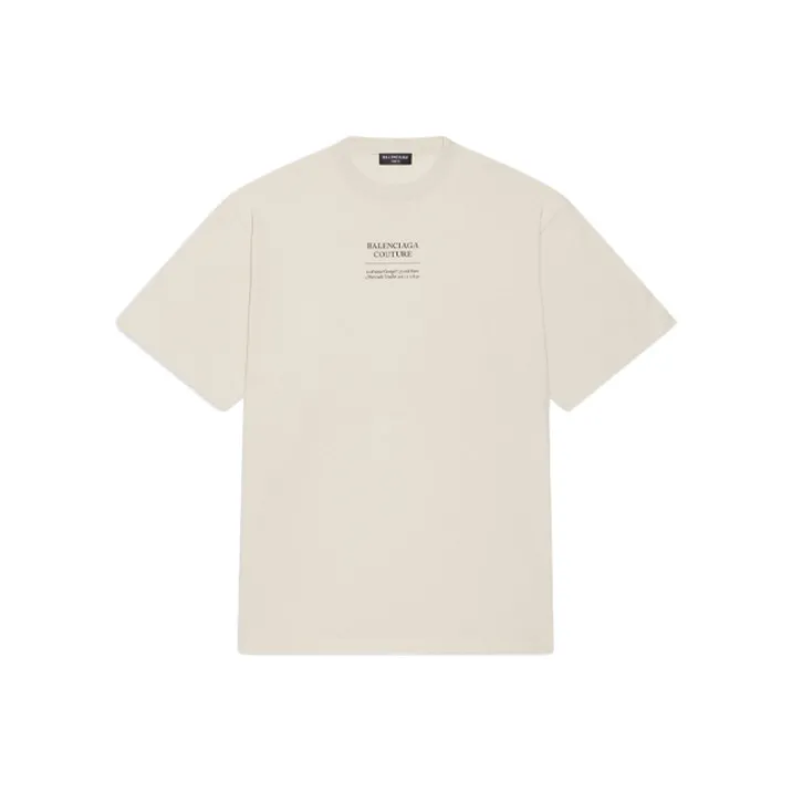 Balenciaga Couture Print Oversized T shirt-0