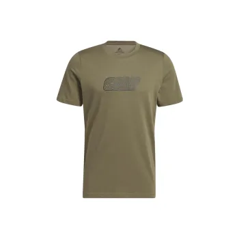 Adidas T Shirts Men Strata Olive Green