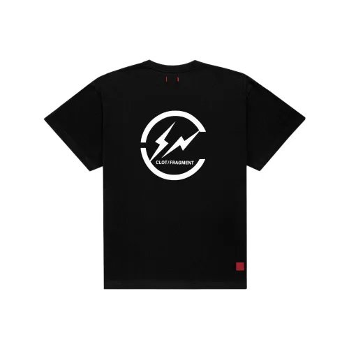 Fragment Design X CLOT X Fragment Design T Shirts Unisex Black
