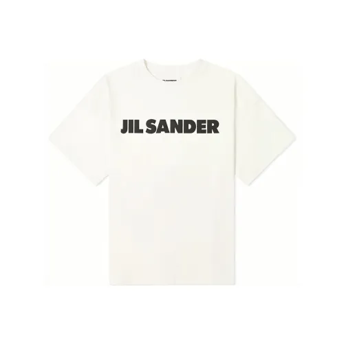 JIL SANDER Logo Print Cotton T shirt