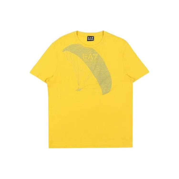 EMPORIO ARMANI T Shirts Men Yellow-0