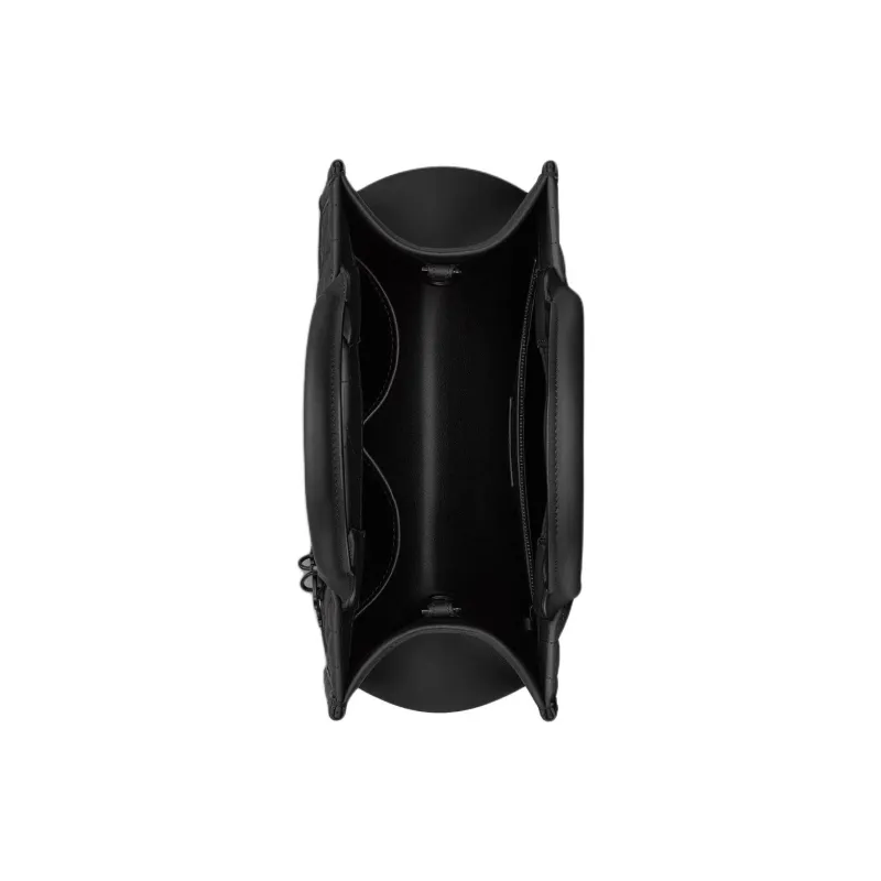 DIOR BookTote Calfskin Tote Bag, Shopping Bag, Shoulder Bag, Crossbody Bag, Handbag Trumpets Women's Black-4