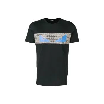 FENDI T Shirts Men Black
