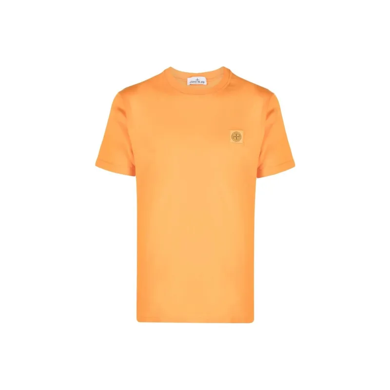 STONE ISLAND T Shirt Men's Orange-0