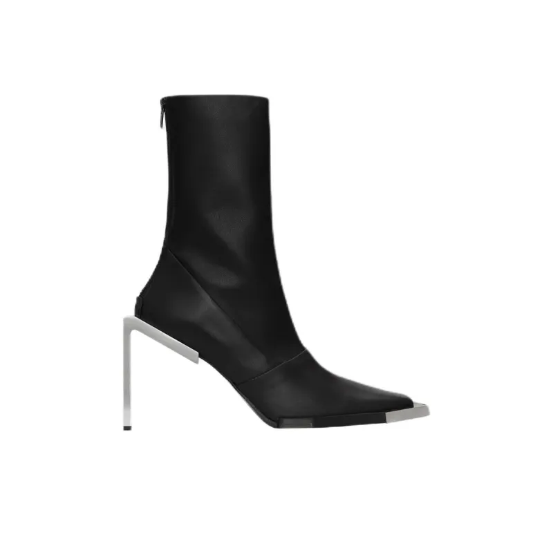 HELIOT EMIL Ankle Boots 10cm Women's Black-1