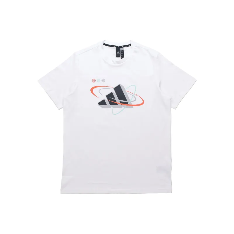 Adidas Set-in Sleeve T-Shirt Men's White-0
