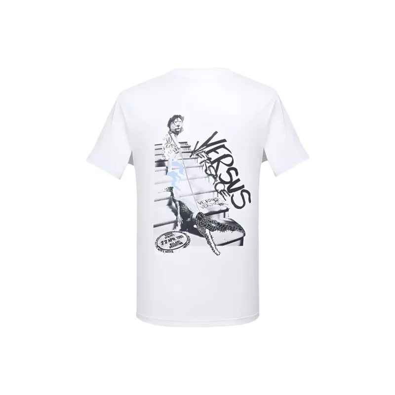 VERSACE T Shirts Men White-0