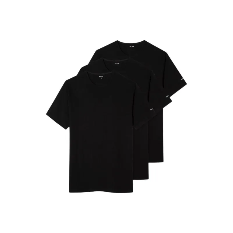 Paul Smith Logo print Organic Cotton T shirt Pack Of Three-0