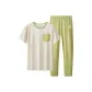 Nut Beige+Spring Morning Green