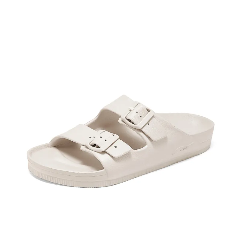 Skechers Foamies EVA Slip Resistant Abrasion Resistant Slide Slippers Men's White-2