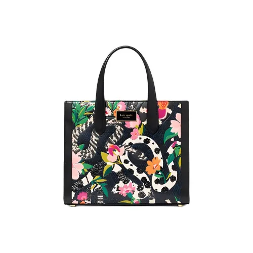 Kate Spade Manhattan Cow Leather Tote Bag, Shopping Bag, Shoulder Bag, Crossbody Bag, Handbag Small Size Women's Black