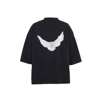 YEEZY X Gap X Balenciaga Dove 3/4 Sleeve Tee Black