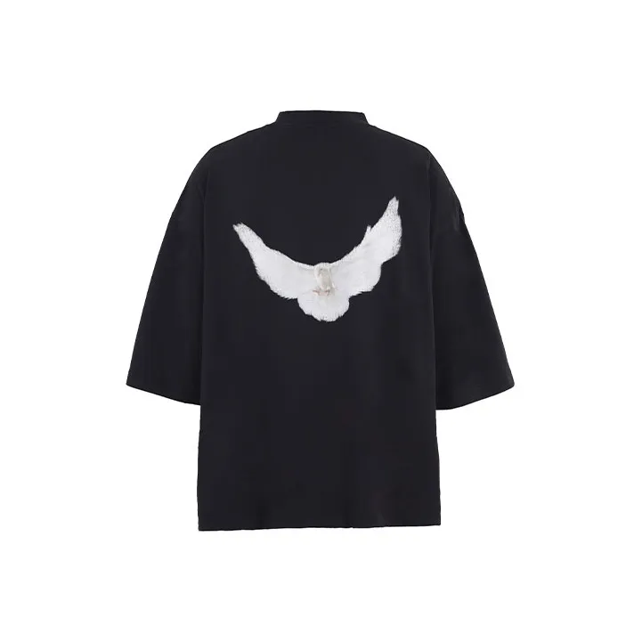 YEEZY X Gap X Balenciaga Dove 3/4 Sleeve Tee Black-0