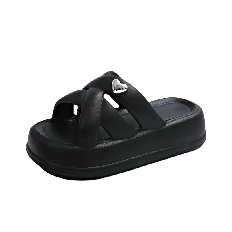 NANJIREN EVA Metal Slip Resistant Abrasion Resistant Slide Slippers Women's-3