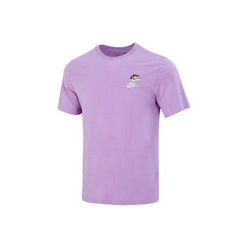 Nike T Shirts Men Purple